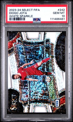 Diogo Jota 2023 Panini Select White Sparkle