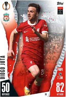 Diogo Jota 2023 Topps Match Attax UEFA Club Competitions
