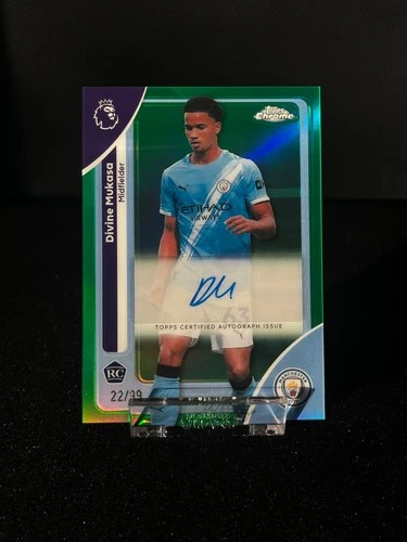 Divine Mukasa 2026 Topps Chrome Green Refractor 22/99