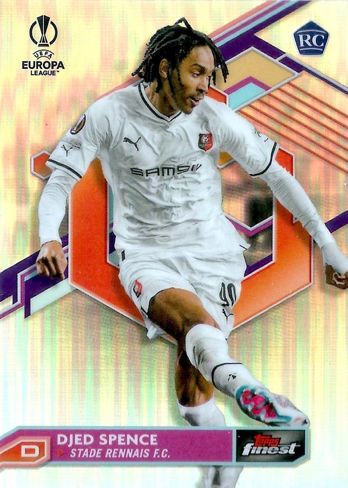 Djed Spence 2022 Topps Finest UEFA 113