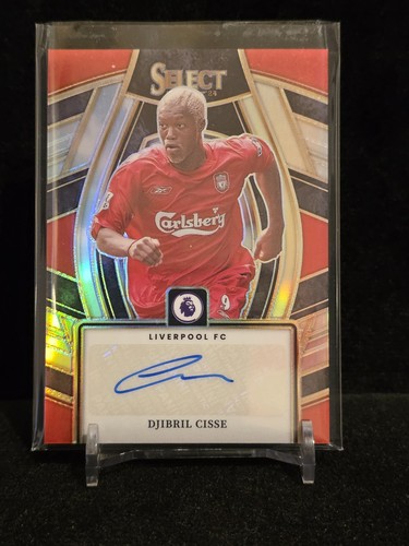 Djibril Cisse 2023 Panini Select Red Colour Match Prizm