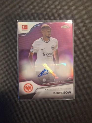 Djibril Sow 2022 Topps Chrome Bundesliga /150