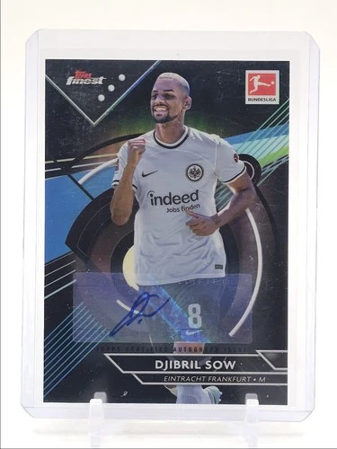 Djibril Sow 2022 Topps Finest Black /150