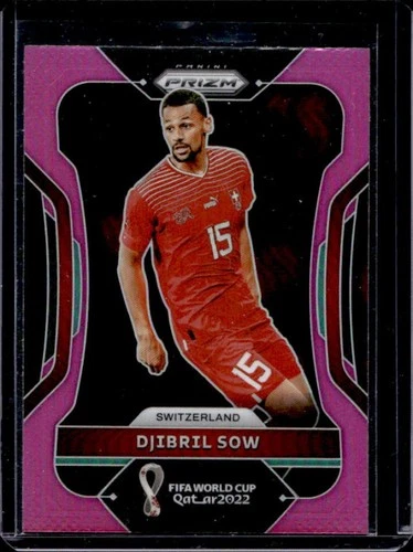 Djibril Sow 2022 Panini Prizm World Cup Pink #265