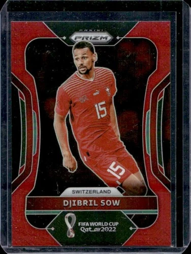 Djibril Sow 2022 Panini Prizm World Cup Red /399