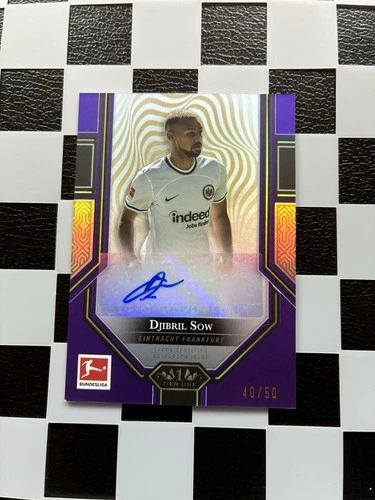 Djibril Sow 2022 Topps Tier One Purple /50
