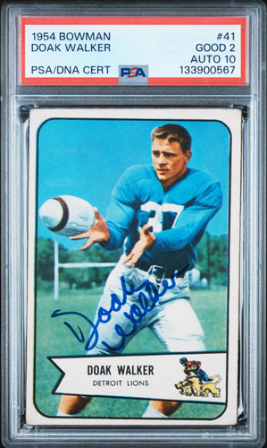 Doak Walker 1954 Bowman