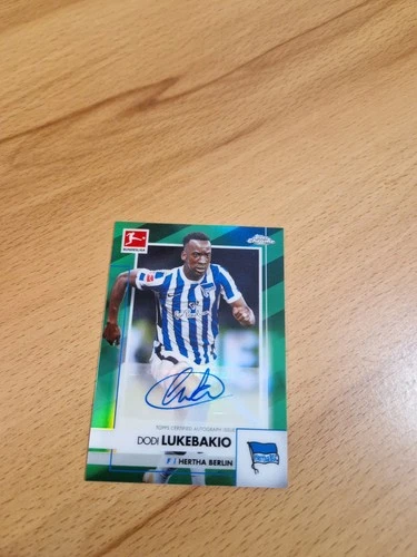 Dodi Lukebakio 2020 Topps Bundesliga Chrome Green