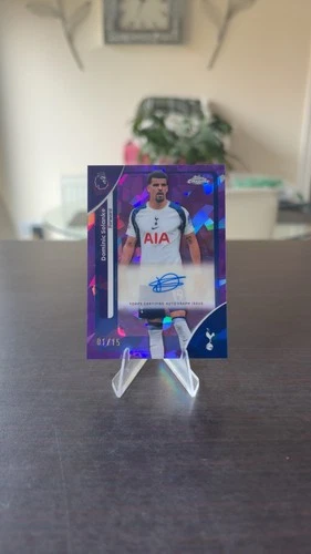 Dominic Solanke 2025 Topps Chrome Premier League Sapphire /15