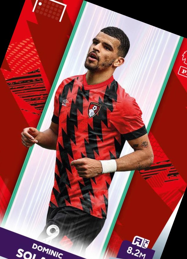 Dominic Solanke 2023 Panini Adrenalyn XL Premier League