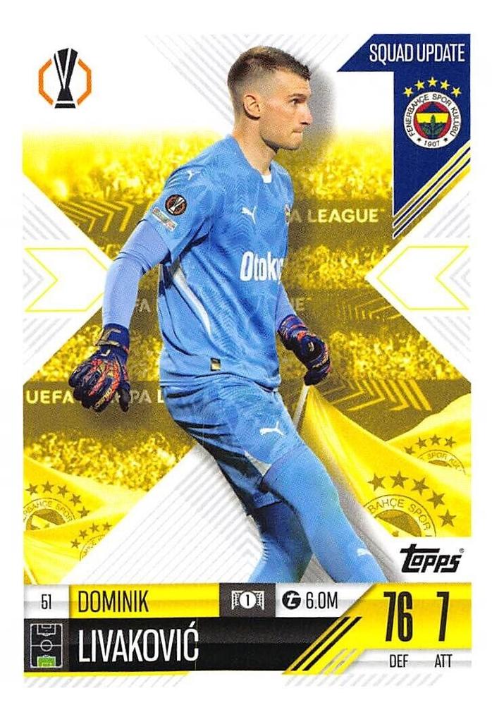 Dominik Livakovic 2024 Topps Match Attax UEFA Club Competitions Extra