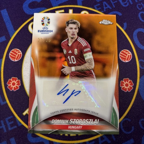 Dominik Szoboszlai 2024 Topps Chrome Arancione /25