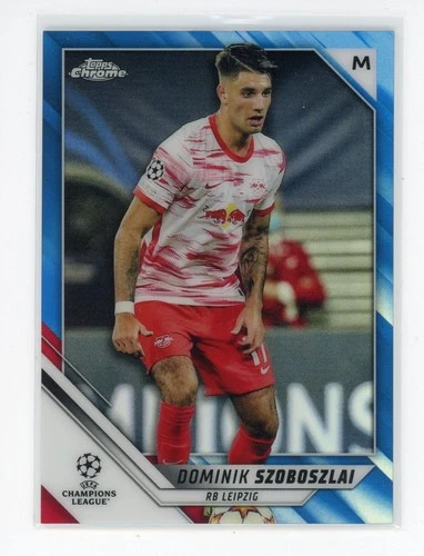 Dominik Szoboszlai 2021 Topps Chrome Blue Refractor /150