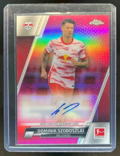 Dominik Szoboszlai 2021 Topps Chrome Bundesliga Magenta Refractor /150