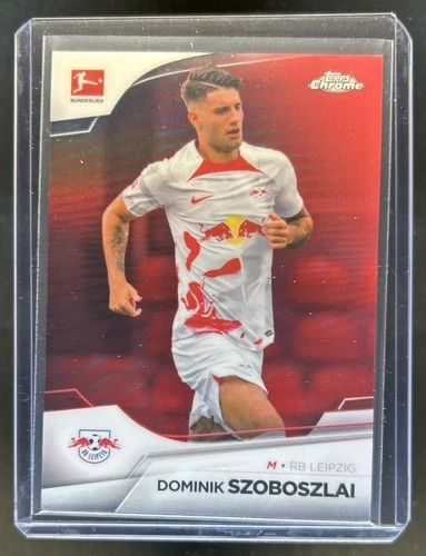 Dominik Szoboszlai 2022 Topps Chrome Bundesliga Red Refractor /5
