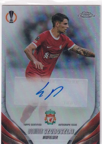 Dominik Szoboszlai 2024 Topps Chrome Champions League Refractor