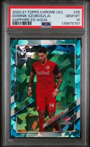 Dominik Szoboszlai 2020 Topps Chrome Champions League Sapphire Edition 92/150