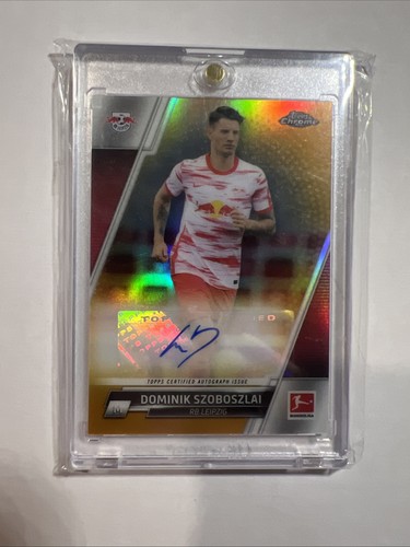 Dominik Szoboszlai 2021 Topps Chrome Gold /50