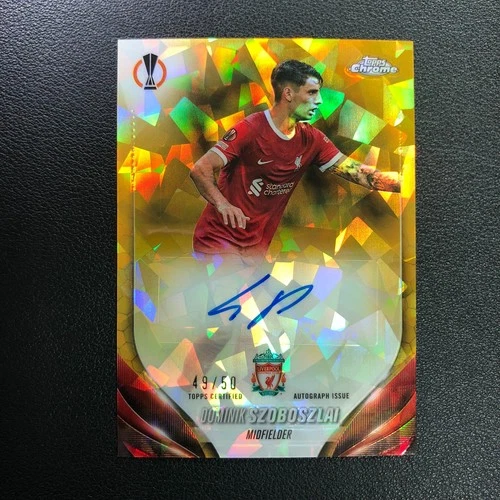 Dominik Szoboszlai 2023 Topps Chrome Gold /50