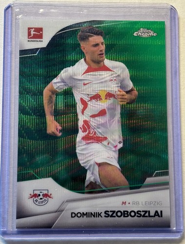 Dominik Szoboszlai 2022 Topps Chrome Green Wave /99