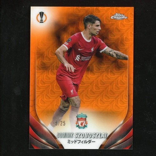 Dominik Szoboszlai 2024 Topps Chrome Orange Mojo /25