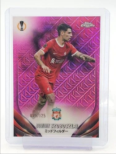 Dominik Szoboszlai 2023 Topps Chrome Pink Mojo /125