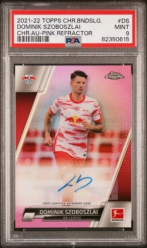 Dominik Szoboszlai 2021 Topps Chrome Pink Refractor /75