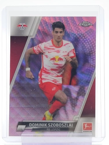 Dominik Szoboszlai 2021 Topps Chrome Pink Wave /75