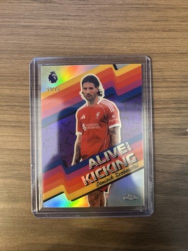 Dominik Szoboszlai 2026 Topps Chrome Premier League /75