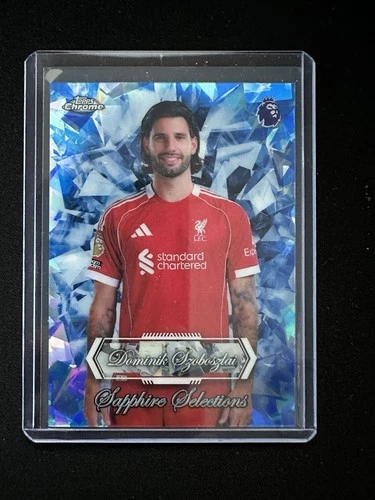Dominik Szoboszlai 2023 Topps Chrome Premier League Sapphire