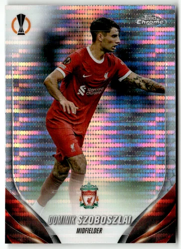 Dominik Szoboszlai 2024 Topps Chrome Pulsar Refractor