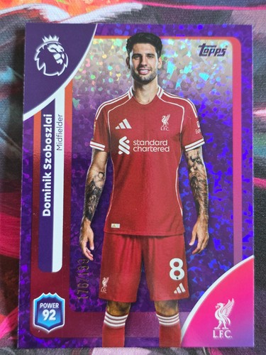 Dominik Szoboszlai 2026 Topps Chrome Purple /199