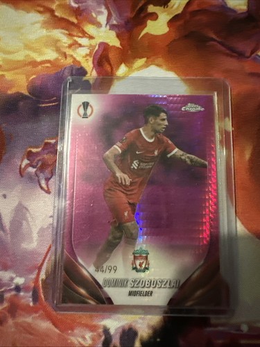 Dominik Szoboszlai 2023 Topps Chrome Purple /99