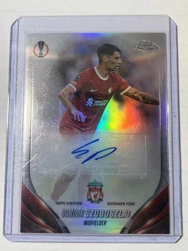 Dominik Szoboszlai 2024 Topps Chrome Refractor