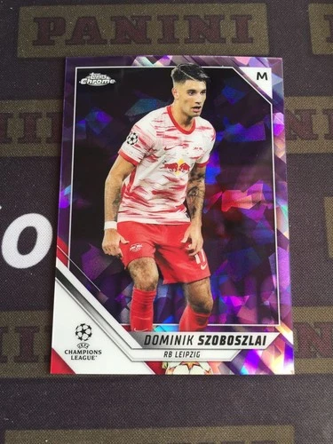 Dominik Szoboszlai 2021 Topps Chrome Sapphire Edition Purple /25
