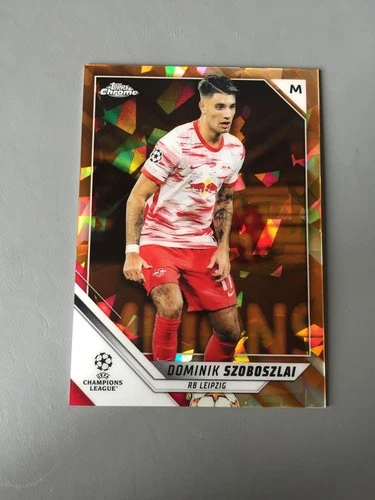 Dominik Szoboszlai 2021 Topps Chrome Sapphire Orange /50
