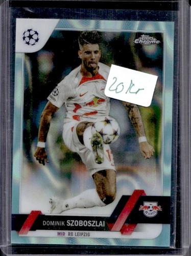 Dominik Szoboszlai 2022 Topps Chrome UEFA Aqua Lava Refractor #171