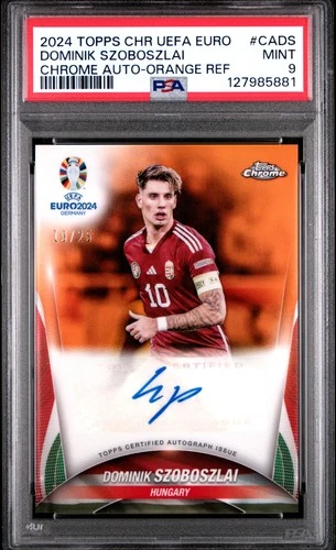 Dominik Szoboszlai 2024 Topps Chrome UEFA Euro /25