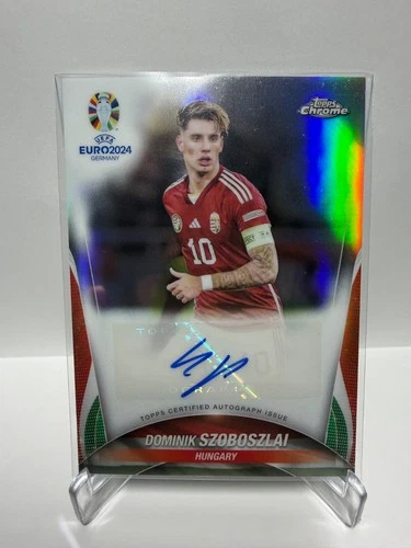 Dominik Szoboszlai 2024 Topps Chrome UEFA Euro Refractor