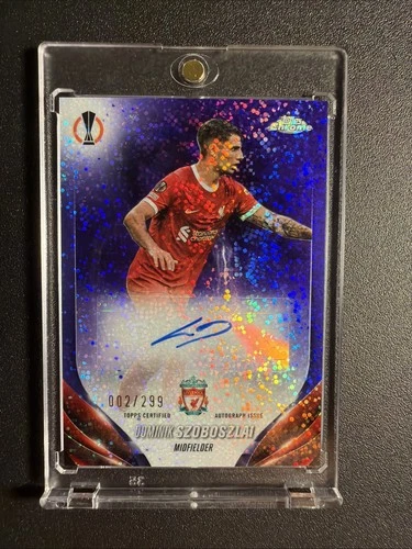 Dominik Szoboszlai 2023 Topps Chrome UEFA Purple /299