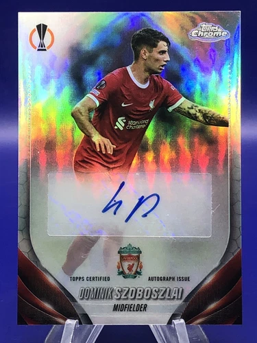 Dominik Szoboszlai 2023 Topps Chrome UEFA Refractor