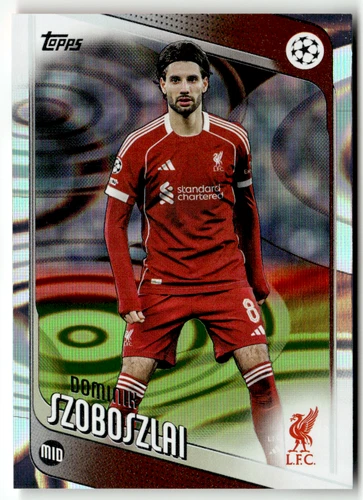 Dominik Szoboszlai 2026 Topps CL Club Competition UEFA Raindrop Holo