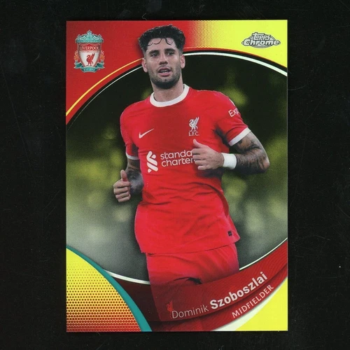 Dominik Szoboszlai 2023 Topps Cromo Amarillo /75