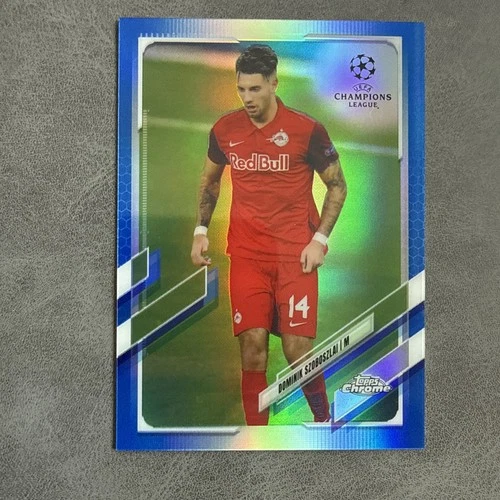 Dominik Szoboszlai 2020 Topps Cromo UEFA Azul Refractor /150