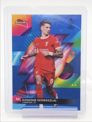 Dominik Szoboszlai 2023 Topps Finest Azul Cielo /275