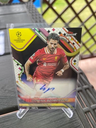 Dominik Szoboszlai 2024 Topps Finest Black /10