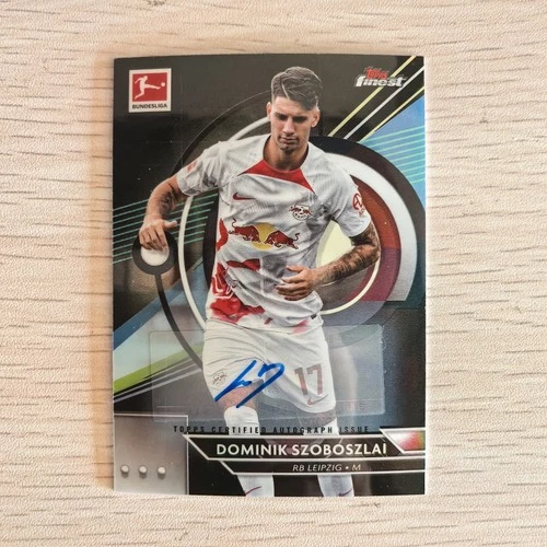 Dominik Szoboszlai 2022 Topps Finest Black Refractor /150