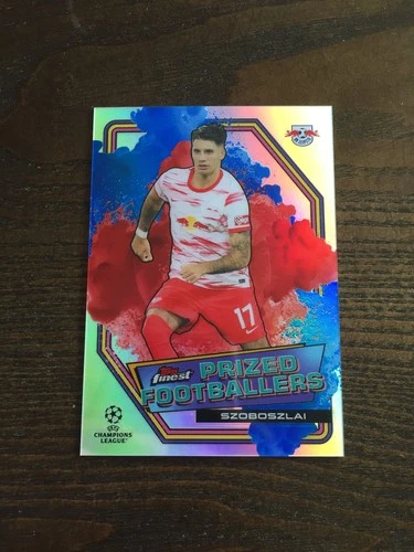 Dominik Szoboszlai 2021 Topps Finest Blue Red Fusion /50