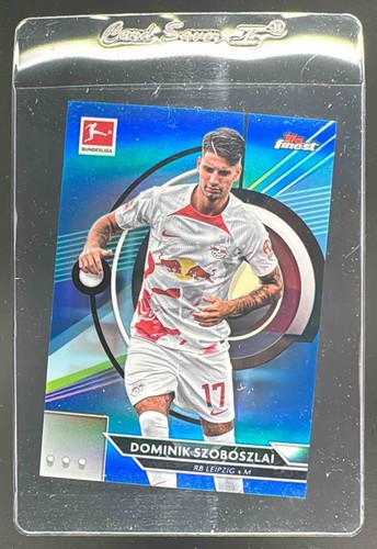 Dominik Szoboszlai 2022 Topps Finest Blue Refractor /150