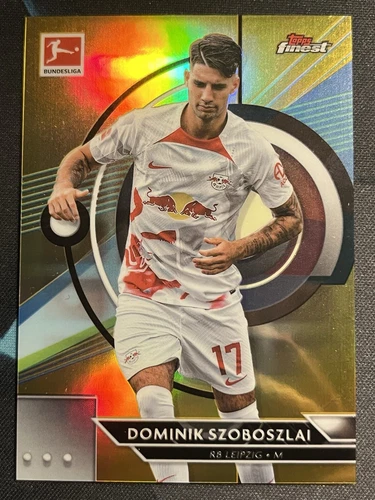 Dominik Szoboszlai 2023 Topps Finest Gold Refractor /50